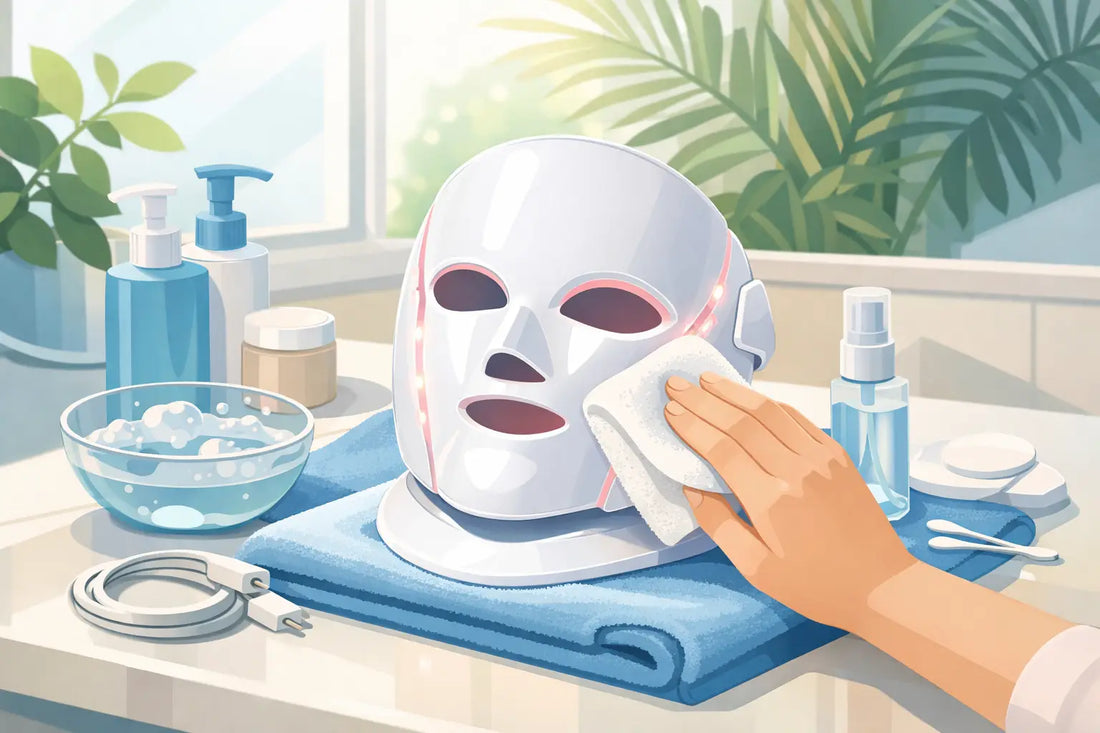How to Clean LED Mask Safely Between Uses