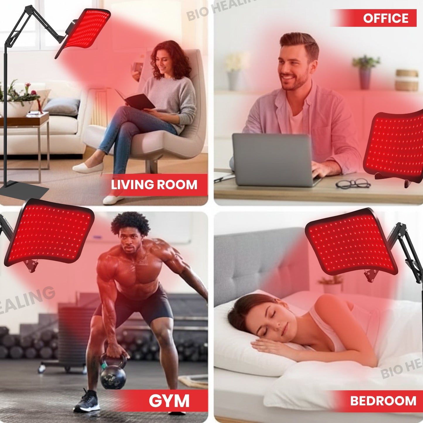 Desktop wellness light panel