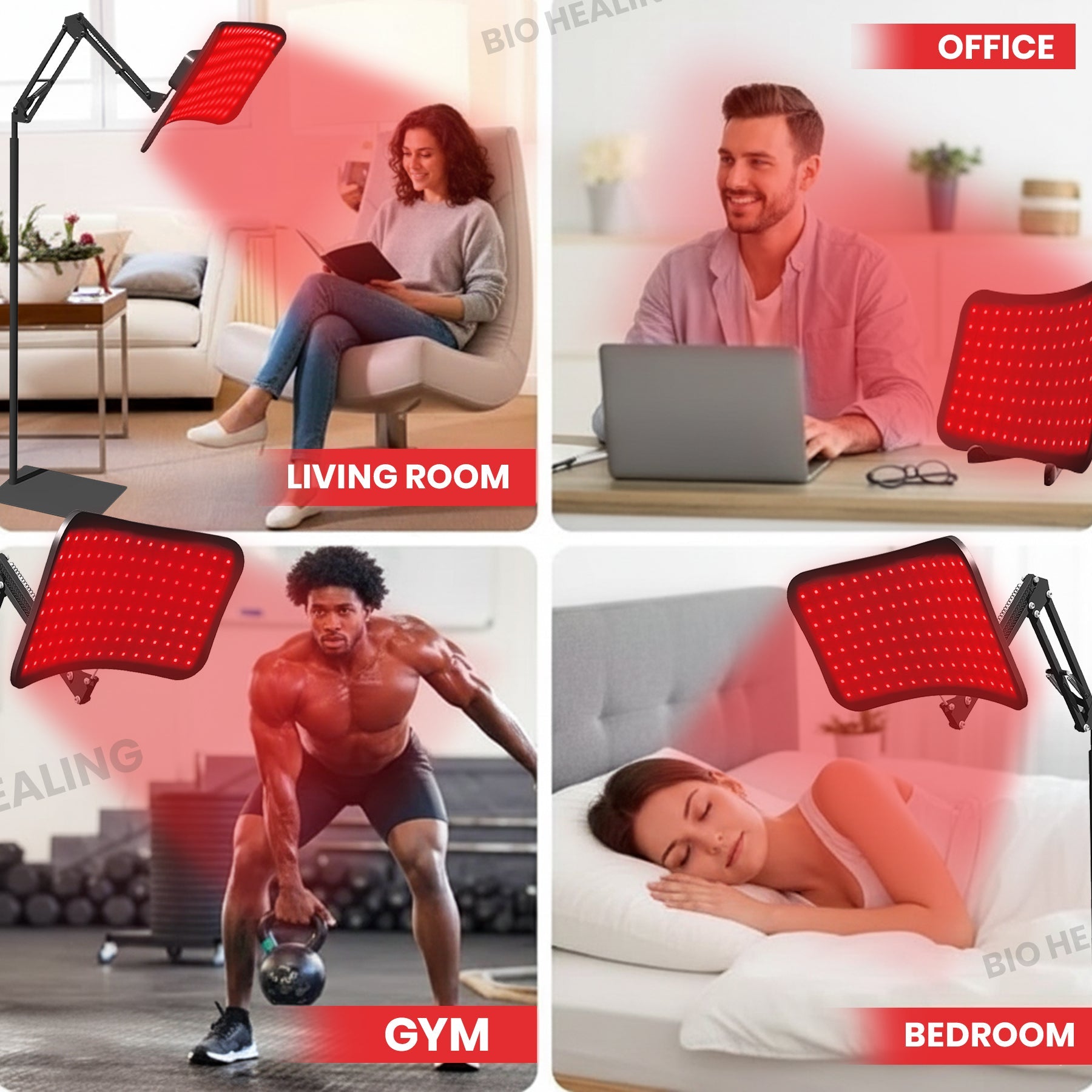 Desktop wellness light panel