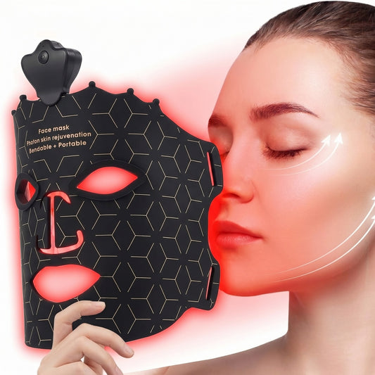 Wireless rechargeable LED beauty mask