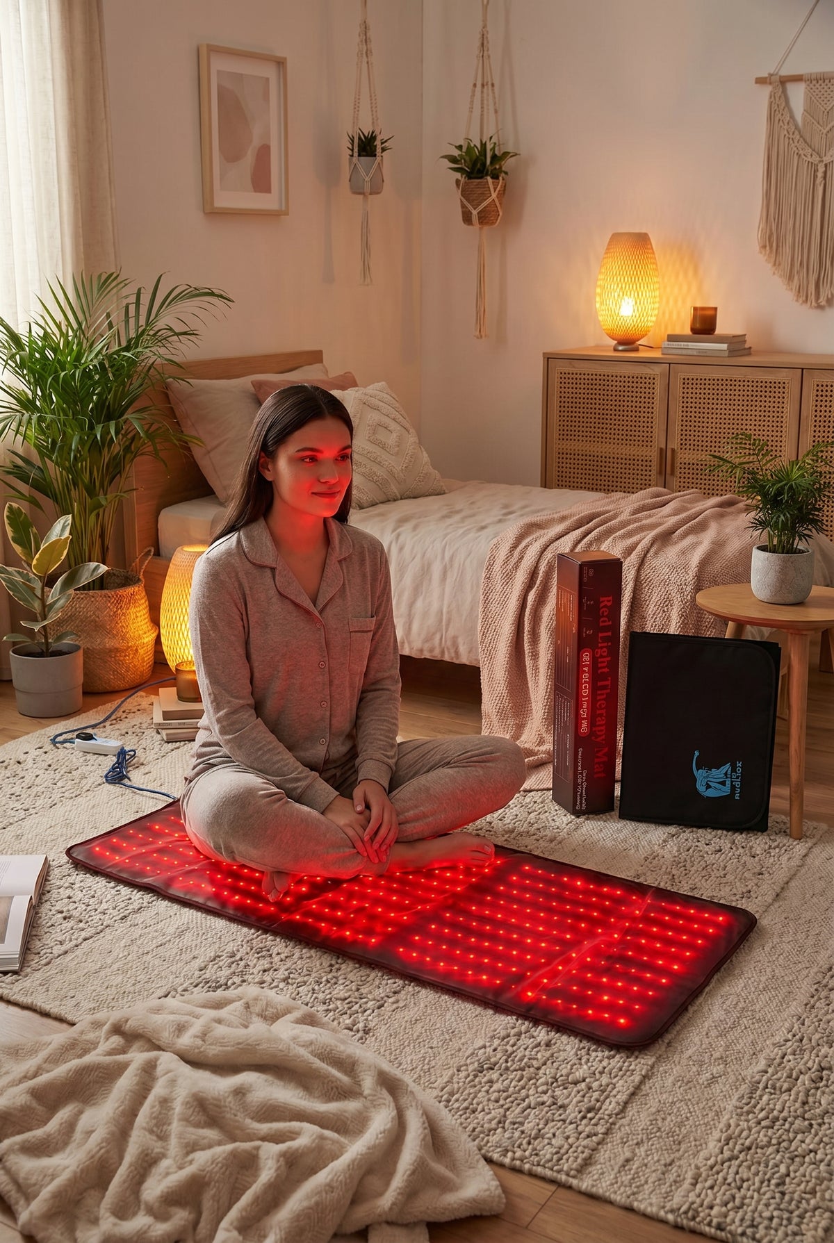 Red Light Wellness Pad – Full Body Relaxation Light Mat (50×100cm)