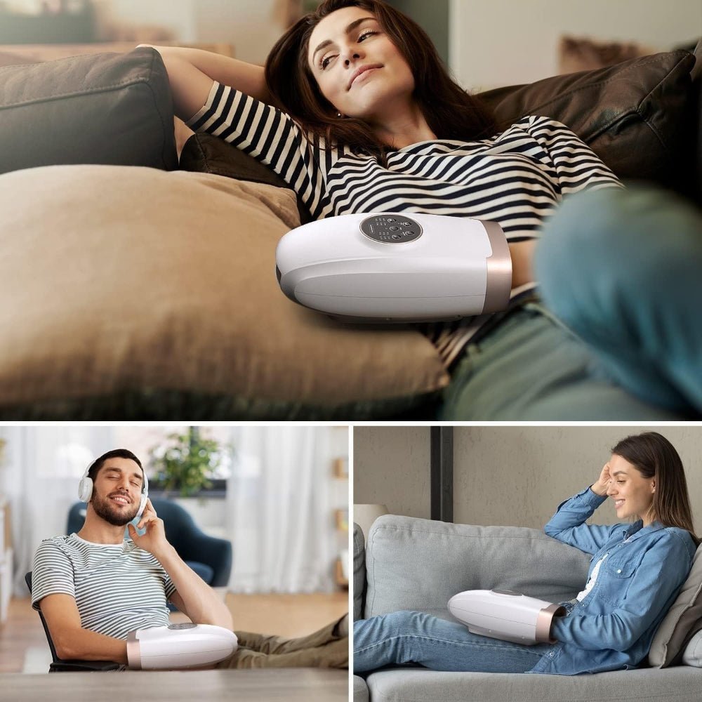 Electric Hand Massager with Heat Compression