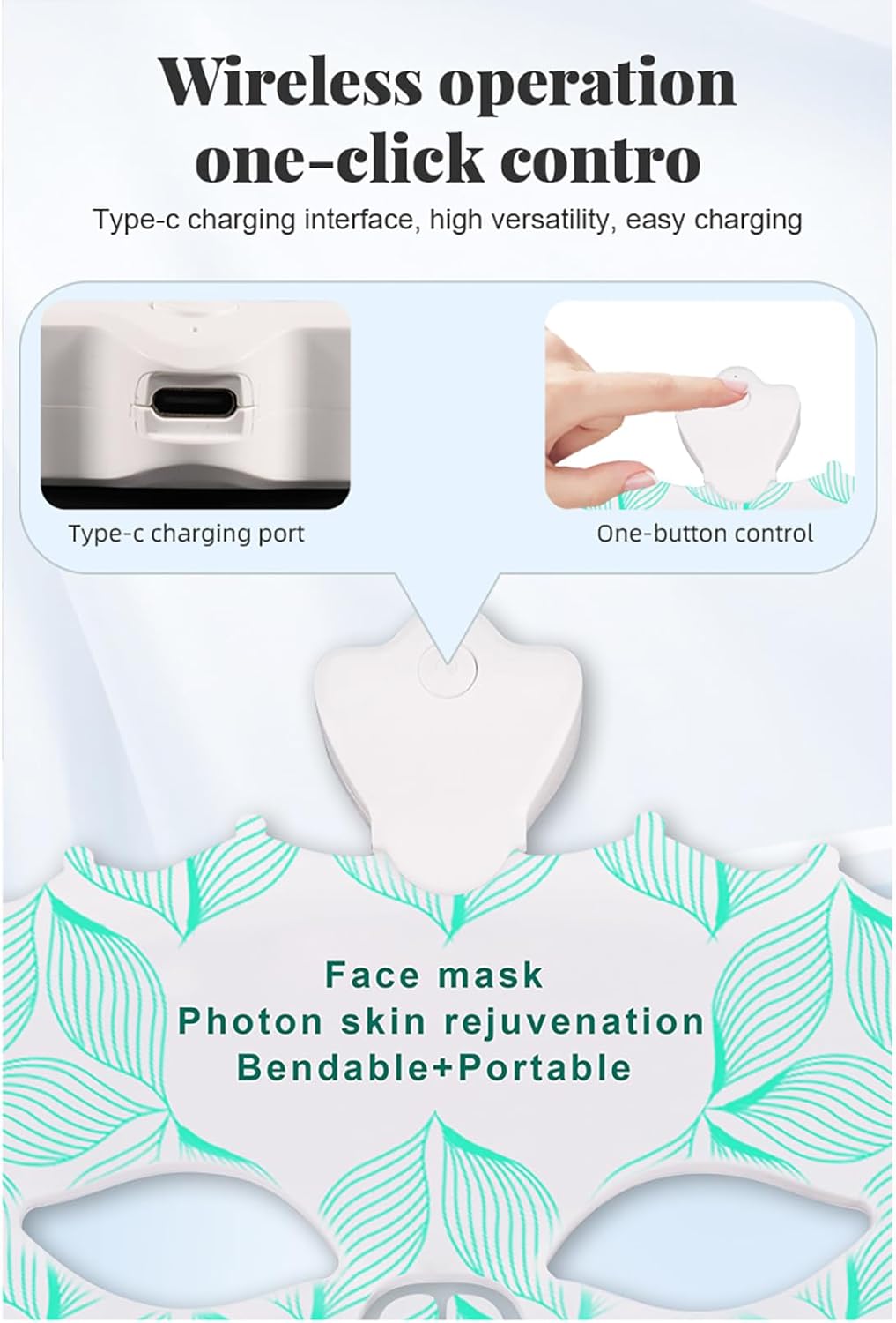 Red Light Therapy 7 - Color LED Face Mask - Bio Healing™